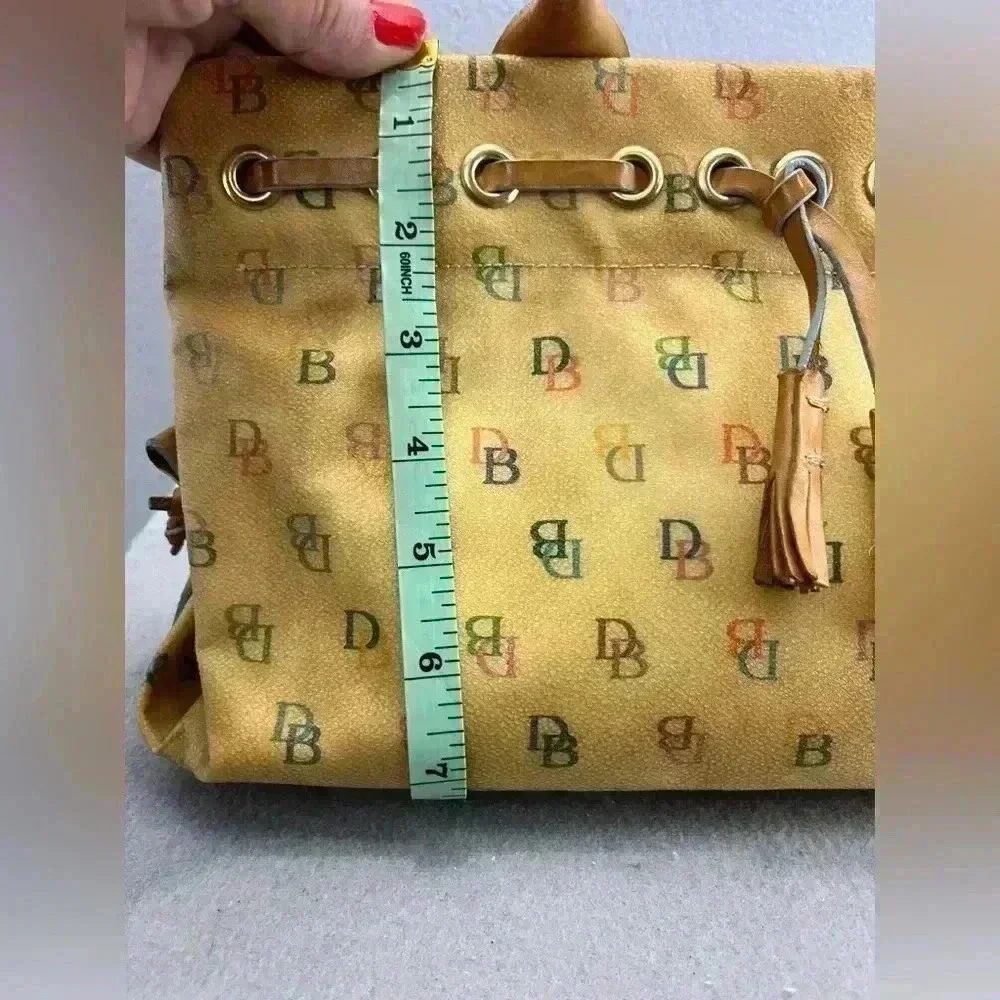 Dooney and Bourke Y2K tassel, rainbow, handbag, signature, retro, purse